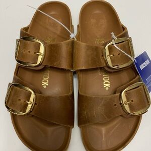 Birkenstock Arizona cognac size 39 women with tag